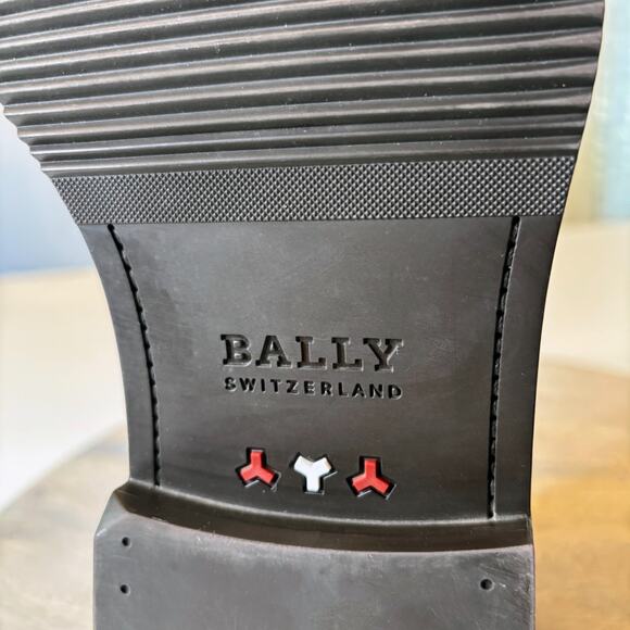 Bally Vilmar Brown Saffiano Leather Chukka Boots Men’s Size 11 D Switzerland - Picture 11 of 12